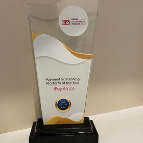 iPay-Gold Award for Payment Processing Platform of the Year E-Commerce Awards 2022